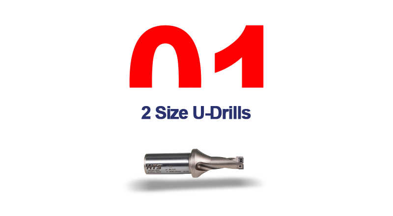 2 Size Indexable Drills
